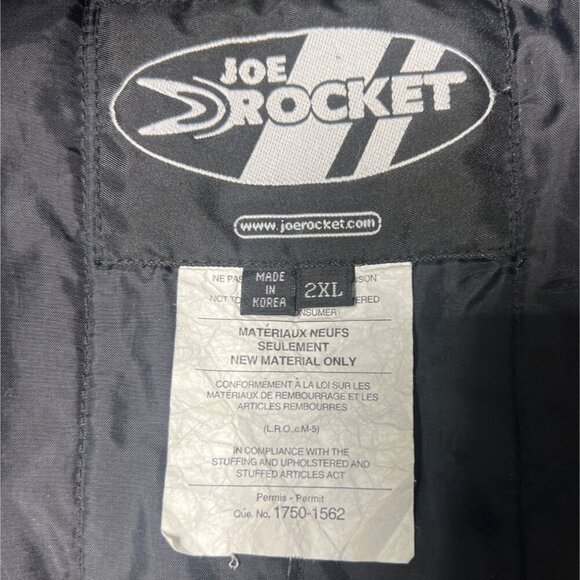 Joe Rocket Ballistic Series Jacket  Mens Red Black Motorcycle Jacket Size 2XL - Picture 9 of 16